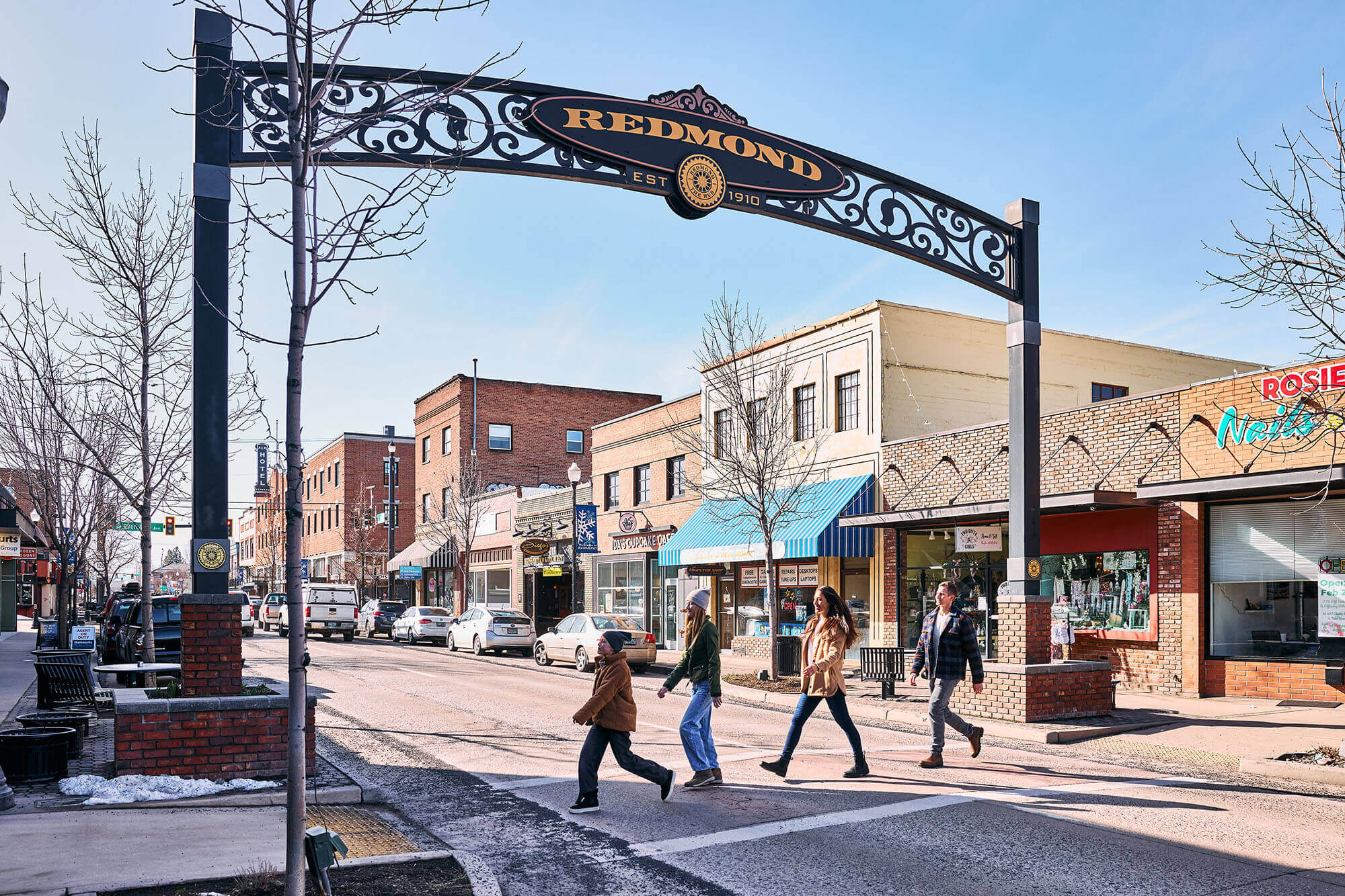 Modern view of Redmond, Oregon